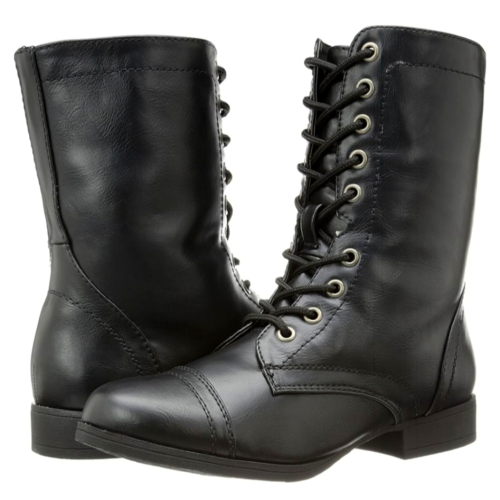 Wild Ones Black Combat Boots